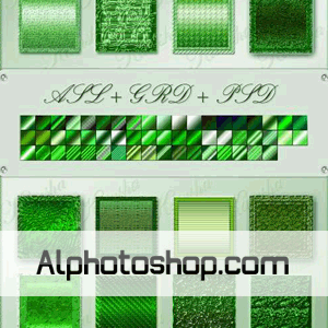 تدرجات خضراء