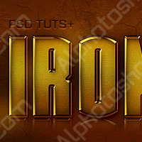 انشاء تأثير نص IronHero