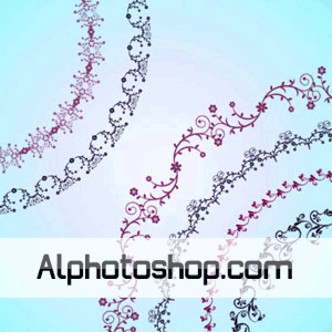 فراشي دائرية مزخرفة