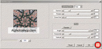 فلتر kaleido scope